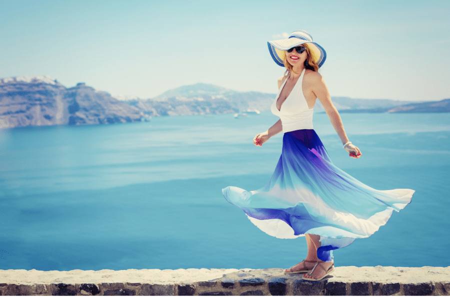 long flowy maxi dress