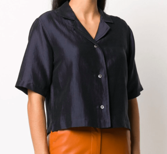 Soulland Cleo cropped shirt