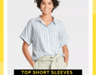 Top Short Sleeves Button Down Shirts