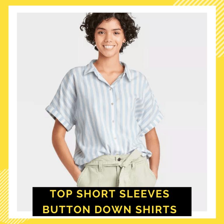 Top Short Sleeves Button Down Shirts