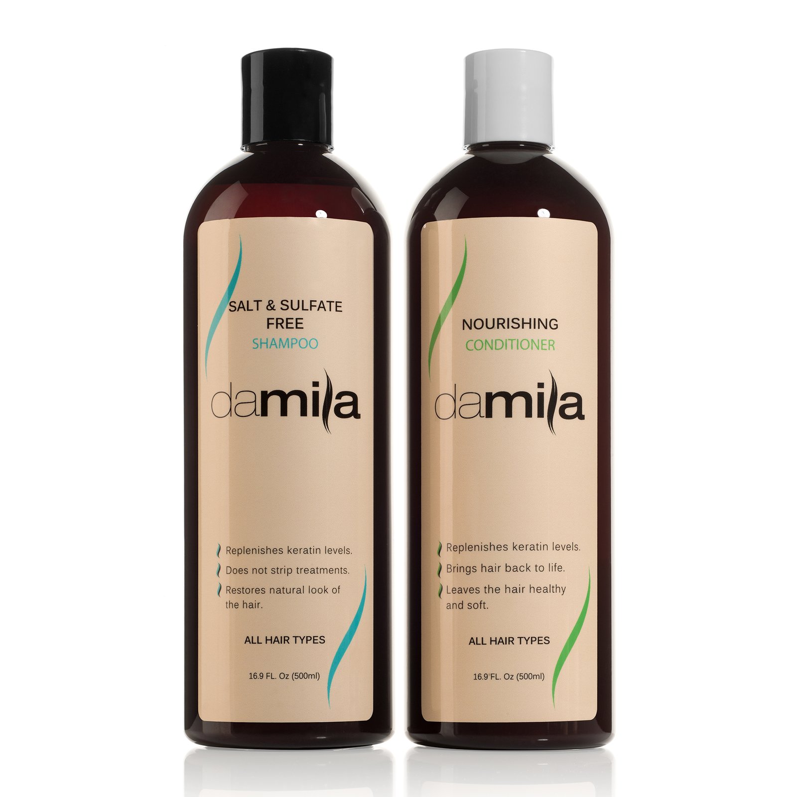 Damila Salt & Sulfate Free Shampoo & Nourishing Conditioner Set