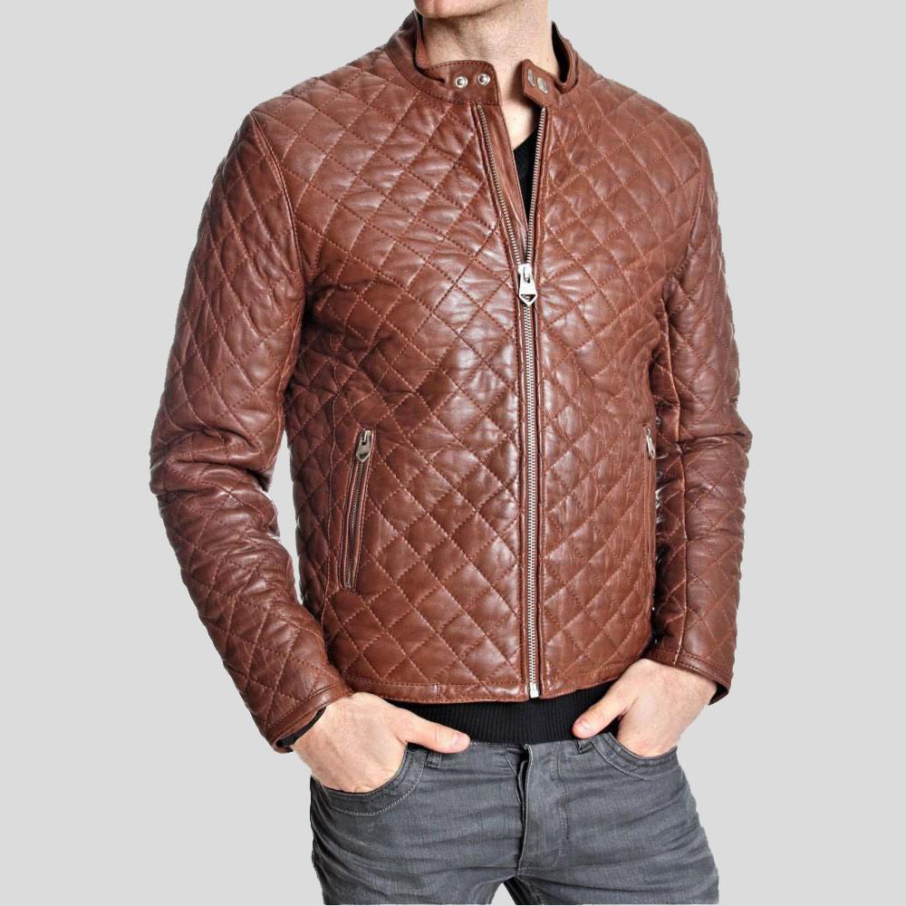 hutch-brown-quilted-leather-jacket
