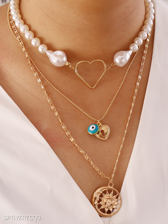 Pearl Love Set Necklace