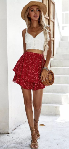 Best travel skirt with flare