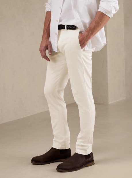 Slim Rapid Movement Chinos white