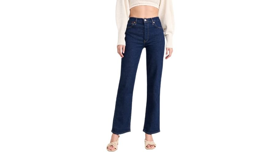 Done High Rise Loose Comfort Stretch Jeans