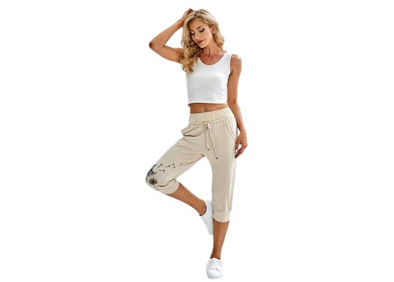 SySea Elastic Waist Print joggers